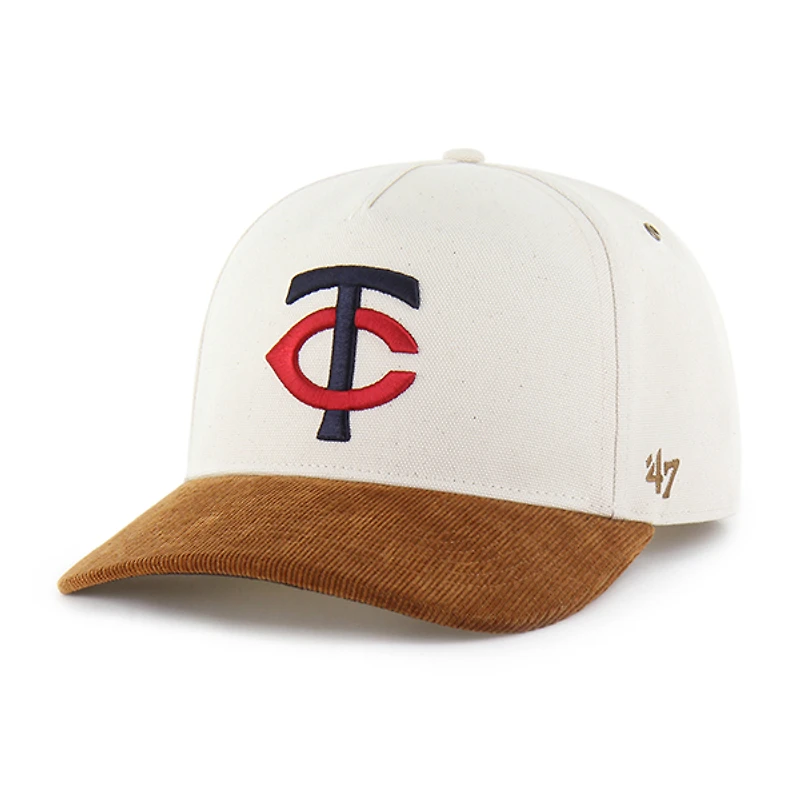 Men's Carhartt x '47 Natural/Brown Minnesota Twins Undyed Relaxed Hitch Adjustable Hat
