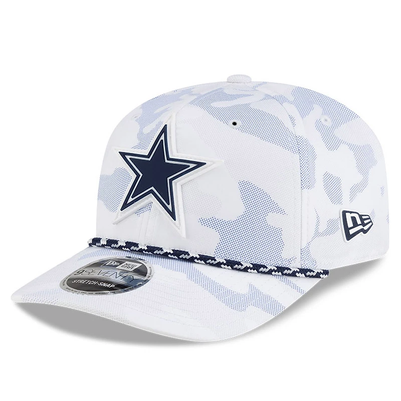 Men's New Era  White Dallas Cowboys Camo Rope 9SEVENTY Adjustable Hat