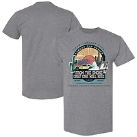 Men's Checkered Flag Sports Heather Charcoal 2025 NASCAR Cup Series Championship Four T-Shirt