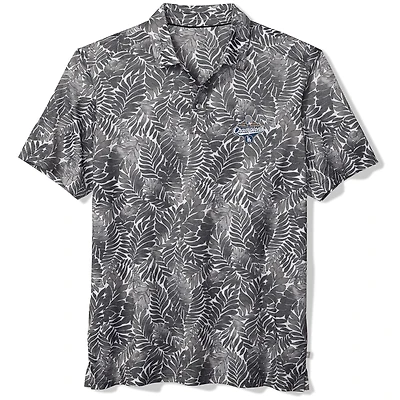Men's Tommy Bahama  Black Los Angeles Dodgers 2025 World Series Champions Palm Coast Palmera IslandZone Polo