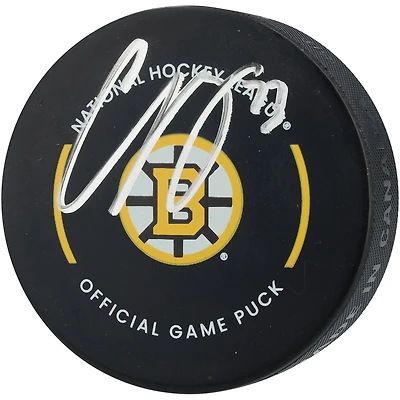 Charlie McAvoy Boston Bruins Autographed Official Game Puck