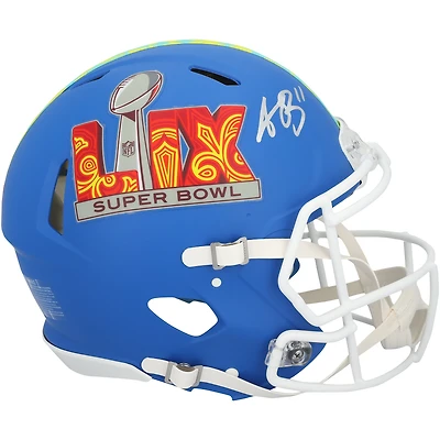A.J. Brown Philadelphia Eagles Autographed Riddell Super Bowl LIX Event Speed Authentic Helmet