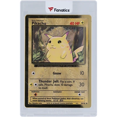 Pikachu 2018 Pokemon Celebrations Metal Card #58 Card