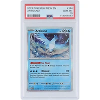Articuno 2023 Pokemon Scarlet & Violet 152 Holo #144 PSA Authenticated 10 Card