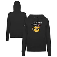Women's Levelwear Black Pittsburgh Penguins Mellow Holiday Adorn Hoodie