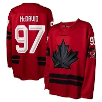 Youth Connor McDavid Red Hockey Canada 2026 Replica Jersey