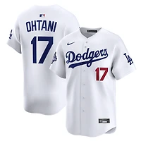 Men's Nike Shohei Ohtani White Los Angeles Dodgers 2025 World Series Champions Limited Jersey