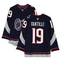 Adam Fantilli Columbus Blue Jackets Autographed 2025 Stadium Series Fanatics Premium Jersey