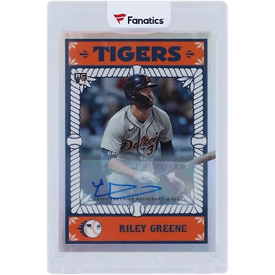 Riley Greene Detroit Tigers Autographed 2023 Topps Bowman Chrome Ascensions #BA-6 #30/150 Rookie Card