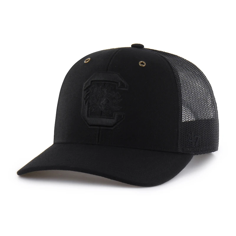 Men's Carhartt x '47 Black South Carolina Gamecocks Trucker Adjustable Hat