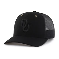 Men's Carhartt x '47 Black Oklahoma Sooners Trucker Adjustable Hat