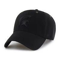 Men's Carhartt x '47 Black Michigan State Spartans Clean Up Adjustable Hat