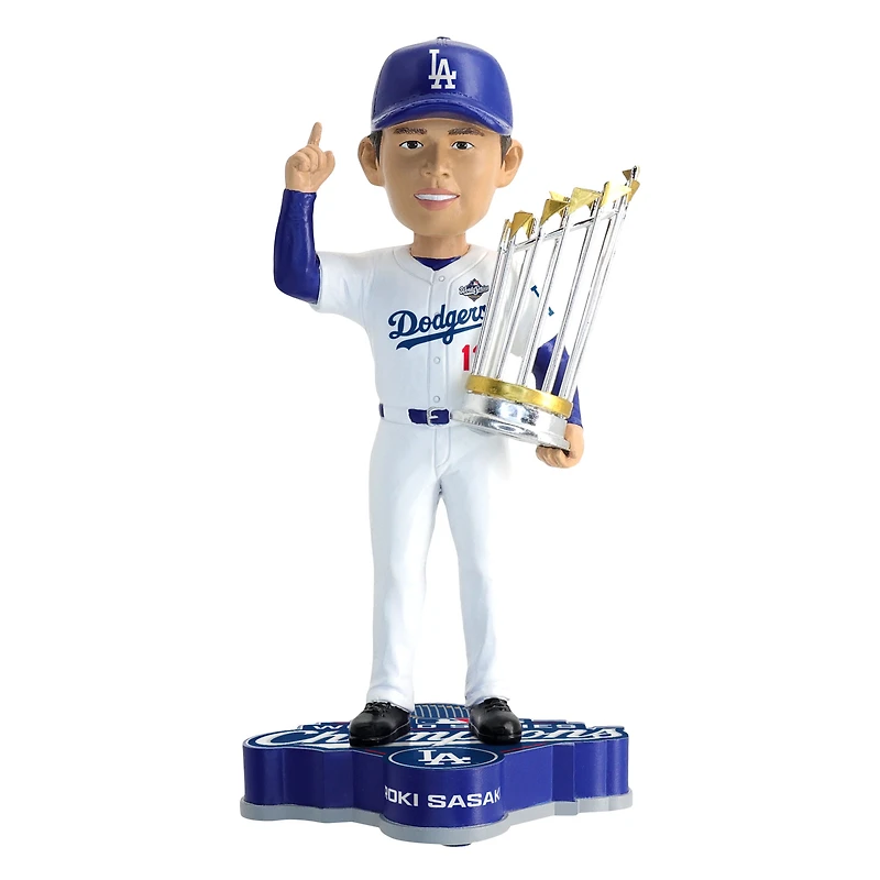 FOCO Roki Sasaki Los Angeles Dodgers 2025 World Series Champions 8" Bobblehead