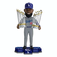 FOCO Teoscar Hernández Los Angeles Dodgers Back-to-Back World Series Champions 8" Bobblehead