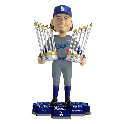 FOCO Enrique Hernández Los Angeles Dodgers Back-to-Back World Series Champions 8" Bobblehead