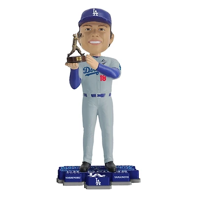 FOCO Yoshinobu Yamamoto Los Angeles Dodgers 2025 World Series MVP 8" Bobblehead