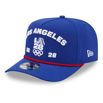 Men's New Era Royal LA28 Rope A-Frame 9FIFTY Snapback Hat