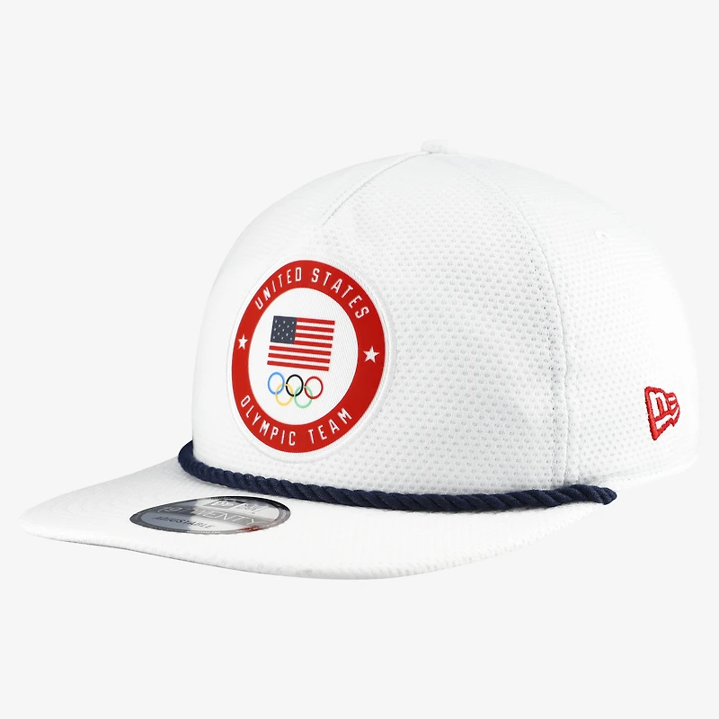Men's New Era  White Team USA Core 19TWENTY Adjustable Hat
