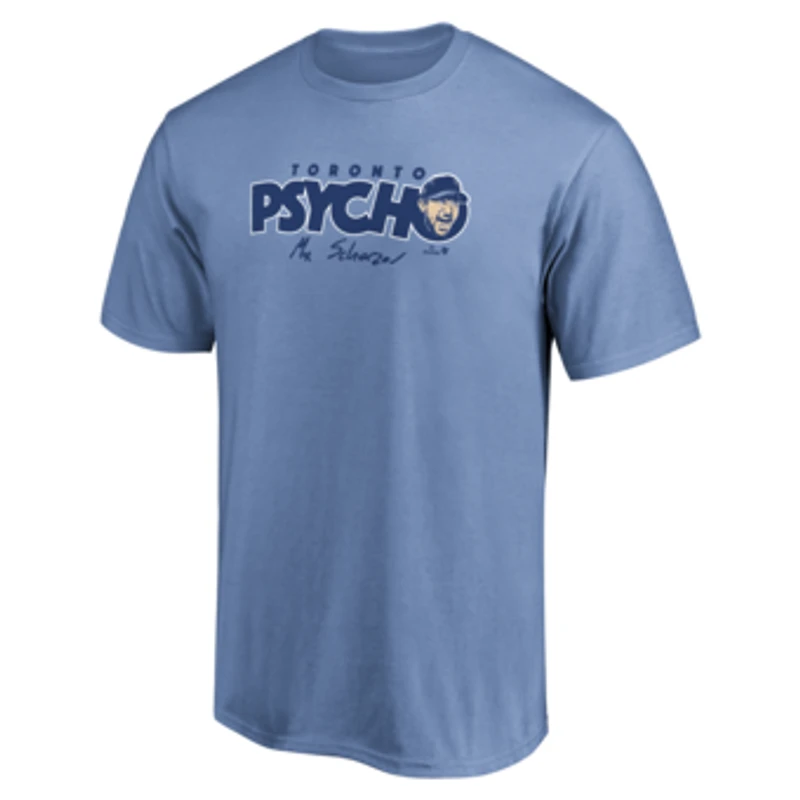 Unisex BreakingT Max Scherzer Powder Blue Toronto Blue Jays Toronto Psycho T-Shirt