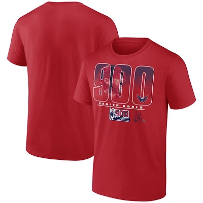 Men's Alexander Ovechkin Red Washington Capitals 900th Career Goal T-Shirt