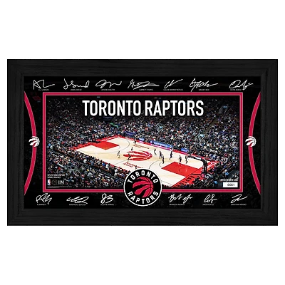 Highland Mint  Toronto Raptors 2025 Signature Court Framed Picture