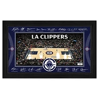 Highland Mint  LA Clippers 2025 Signature Court Framed Picture