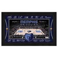 Highland Mint  Memphis Grizzlies 2025 Signature Court Framed Picture