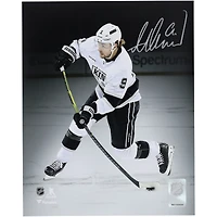Adrian Kempe Los Angeles Kings Autographed 8" x 10" White Jersey Shooting Spotlight Photograph