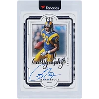 Isaac Bruce St. Louis Rams Autographed 2024 Panini National Treasures Canton Calligraphy #CC-IB #44/99 Card