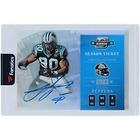 Julius Peppers Carolina Panthers Autographed 2023 Panini Contenders Optic 2002 Contenders Tribute #02TA-JP #5/25 Card