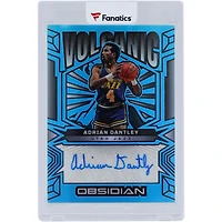 Adrian Dantley Utah Jazz Autographed 2024-25 Panini Obsidian Volcanic Electric Etch Blue Flood #VS-ADU #3/30 Card