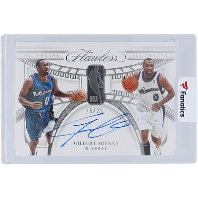 Gilbert Arenas Washington Wizards Autographed 2023-24 Panini Flawless All-NBA Ink #ALL-GBA #25/25 Card