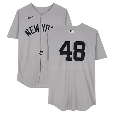 Paul Goldschmidt New York Yankees Player-Worn #48 Gray Nike Jersey vs. Toronto Blue Jays on October 4, 2025 - ALDS Game 1