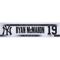 Ryan McMahon New York Yankees Player-Issued #19 Nameplate from the 2025 MLB Season