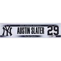 Austin Slater New York Yankees Player-Issued #29 Nameplate from the 2025 MLB Season