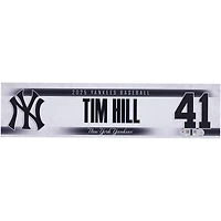 Tim Hill New York Yankees Player-Issued #41 Nameplate from the 2025 MLB Season
