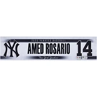 Amed Rosario New York Yankees Player-Issued #14 Nameplate from the 2025 MLB Season