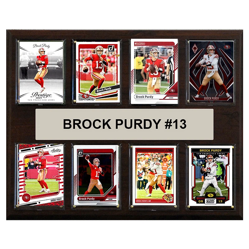 Brock Purdy San Francisco 49ers 2025 12'' x 15'' Plaque