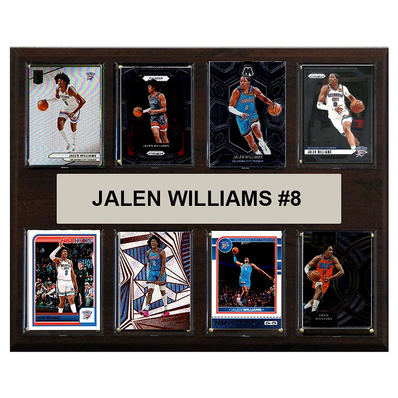 Jalen Williams Oklahoma City Thunder 2025 12'' x 15'' Plaque