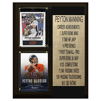 Peyton Manning Denver Broncos 8" x 10" Plaque
