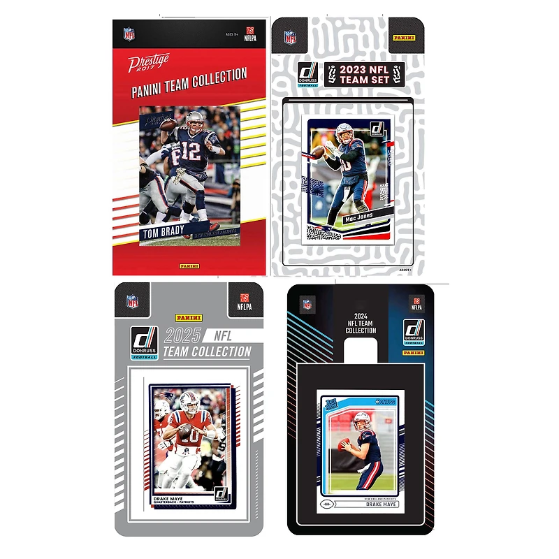 New England Patriots Multi-Year Trading Cards Sets