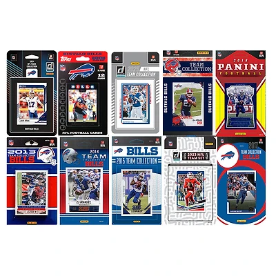 Buffalo Bills Multi-Year Trading Cards Sets