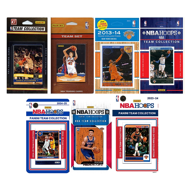 New York Knicks Multi-Year Trading Cards Sets