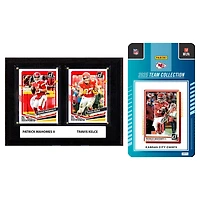 Kansas City Chiefs 6" x 8" Player Plaque & 2025 Team Trading Card Set