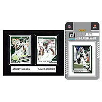 New York Jets 6" x 8" Player Plaque & 2025 Team Trading Card Set