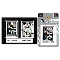 Las Vegas Raiders 6" x 8" Player Plaque & 2025 Team Trading Card Set