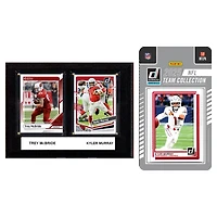 Arizona Cardinals 6" x 8" Player Plaque & 2025 Team Trading Card Set