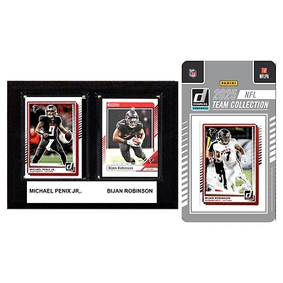 Atlanta Falcons 6" x 8" Player Plaque & 2025 Team Trading Card Set