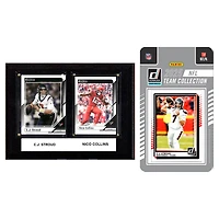 Houston Texans 6" x 8" Player Plaque & 2025 Team Trading Card Set