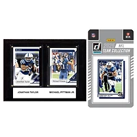 Indianapolis Colts 6" x 8" Player Plaque & 2025 Team Trading Card Set